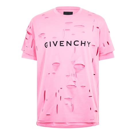 givenchy pink t shirt|givenchy t shirt men sale.